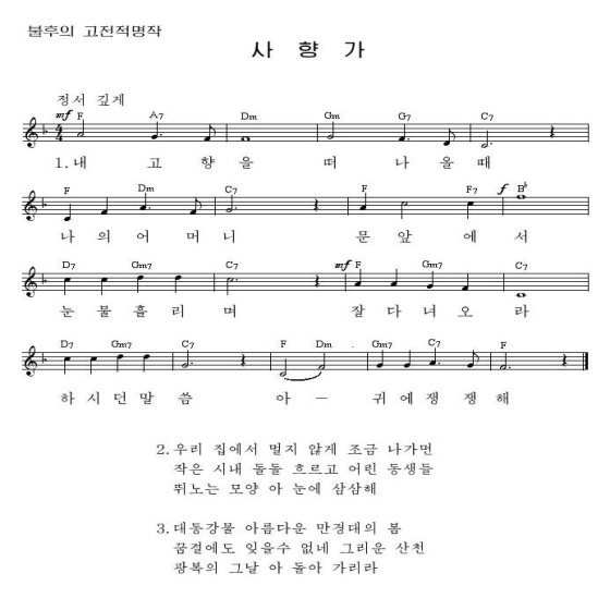 사향가